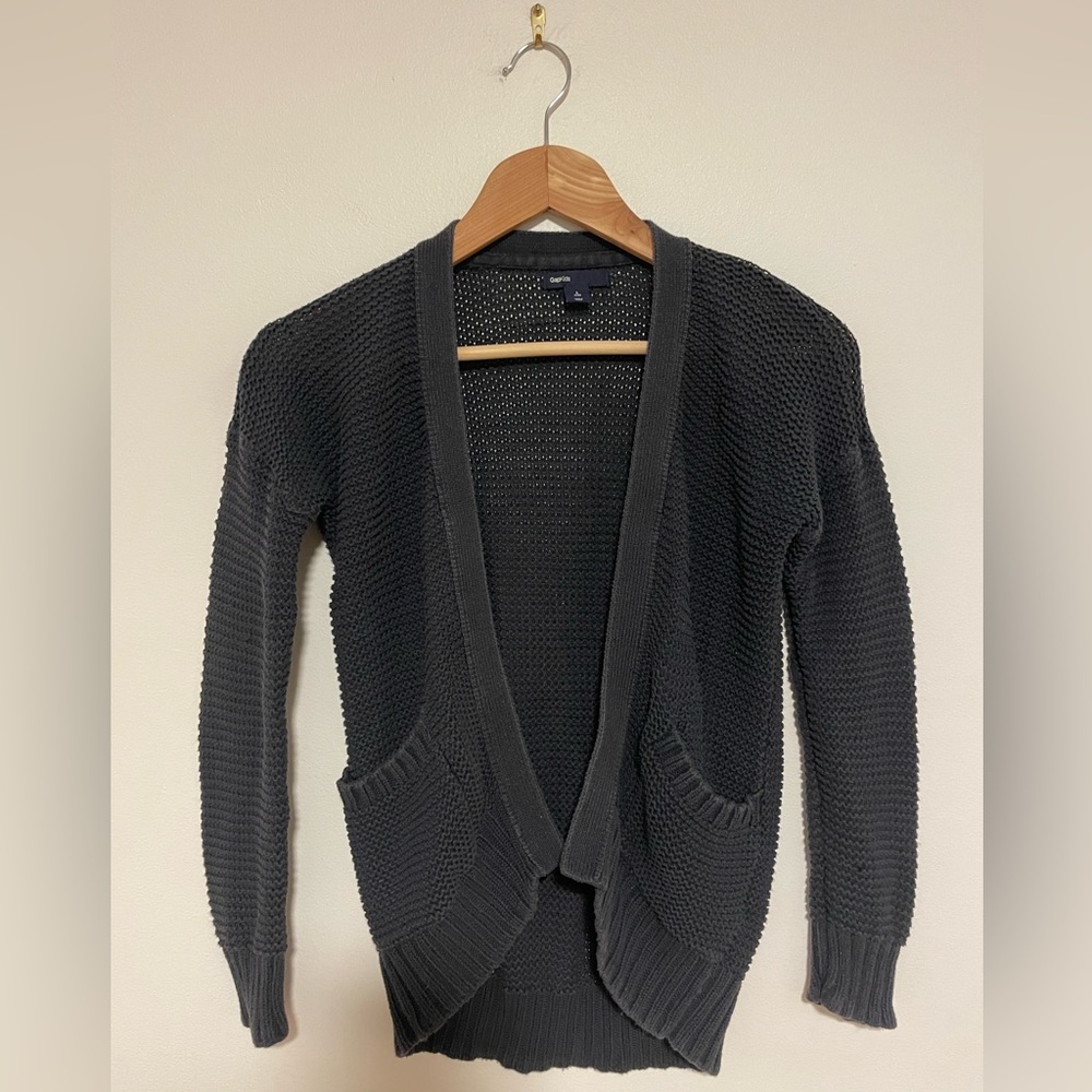 GapKids L (10) Open Cardigan w/ Front Pockets